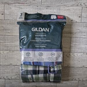 Gildan Boxers Green and Blue Multi-Pack Underwear